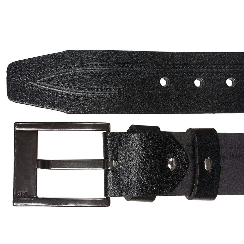 Ремінь шкіряний YSK джинсовий 5 см 3062-1 чорний