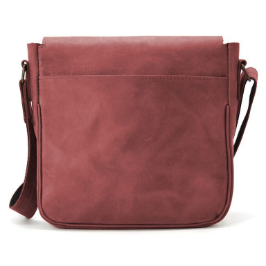 Mens leather shoulder bag RW-0002-3md TARWA Marsala