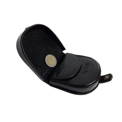 Монетниця шкіряна Italico 1196 чорний