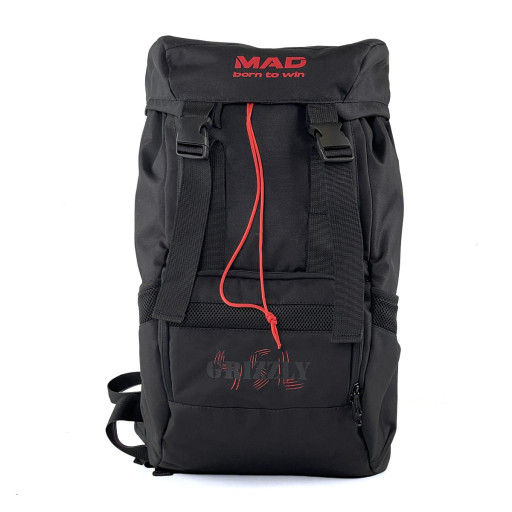 Большой спортивный рюкзак Grizzly черного цвета от MAD | born to win™