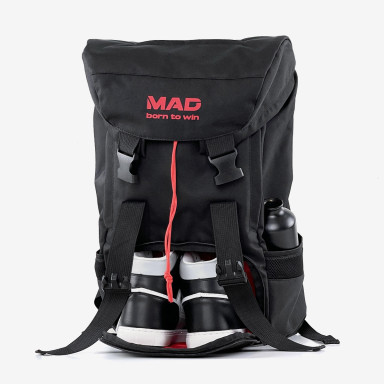Large Grizzly Sports Backpack in Black by MAD | born to win™