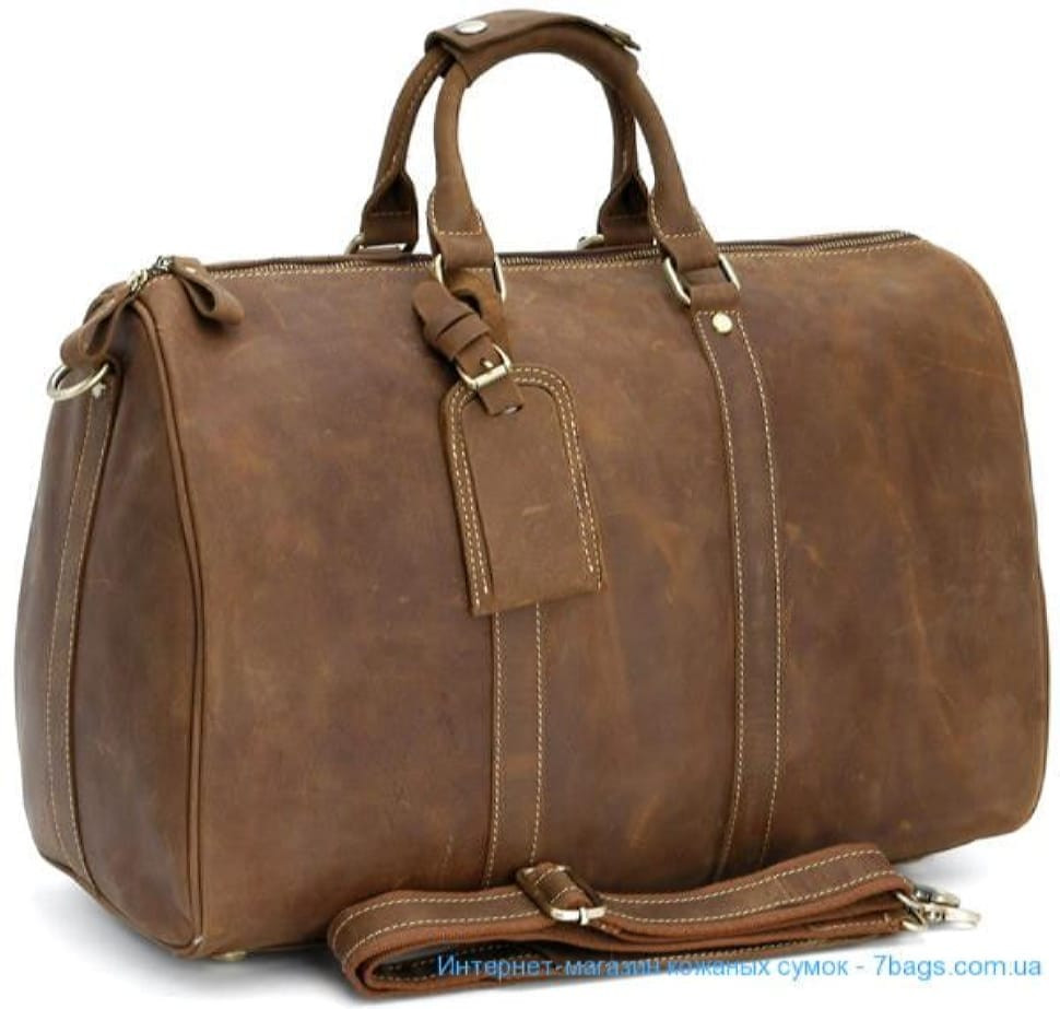 Містка сумка з кінської шкіри