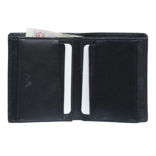 Шкіряне портмоне Newcontatto 3603 nero чорний