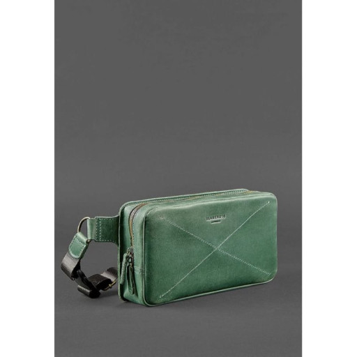 Шкіряна сумка Dropbag Maxi зелена