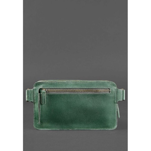 Шкіряна сумка Dropbag Maxi зелена