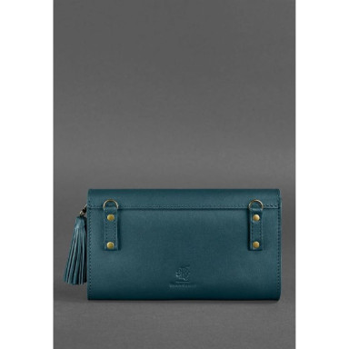Alice green leather bag for women