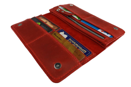Гаманець жіночий шкіряний великий SULLIVAN 80250(10) червоний