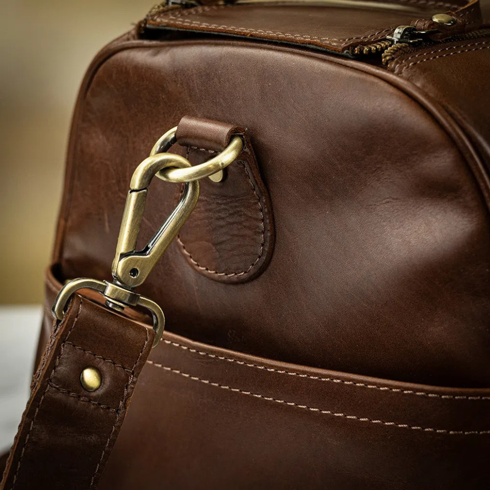 Чоловіча дорожня сумка Ashwood K48 (Chestnut)