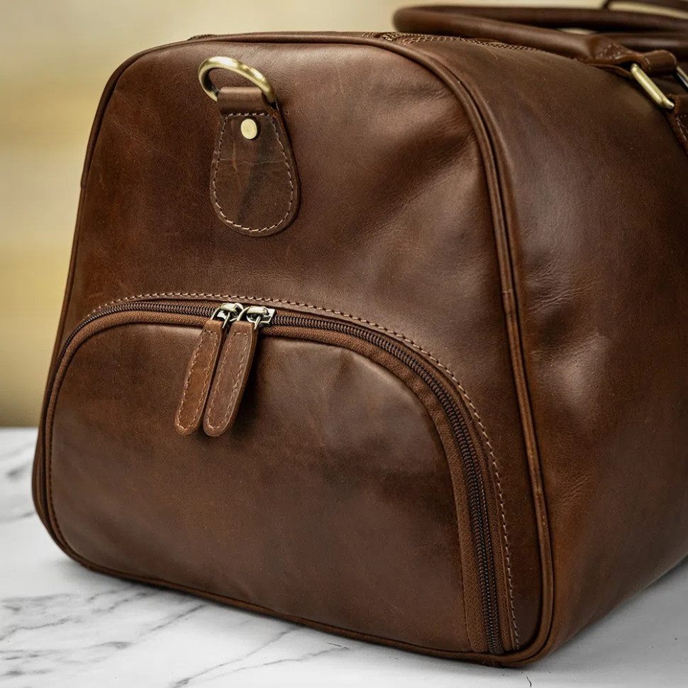 Чоловіча дорожня сумка Ashwood K48 (Chestnut)