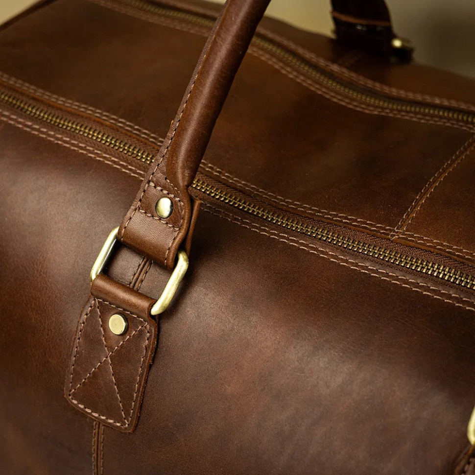 Чоловіча дорожня сумка Ashwood K48 (Chestnut)