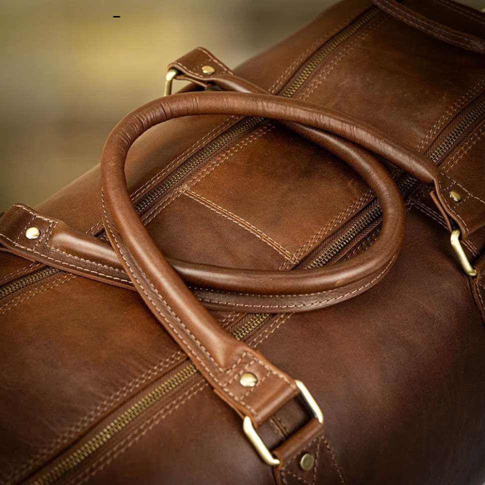 Чоловіча дорожня сумка Ashwood K48 (Chestnut)