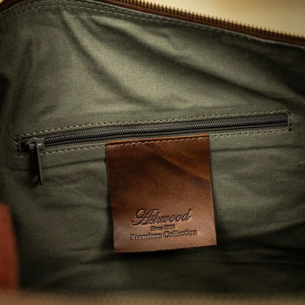 Чоловіча дорожня сумка Ashwood K48 (Chestnut)