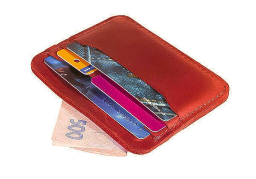 Гаманець для карт картхолдер SULLIVAN kh8(4) червоний