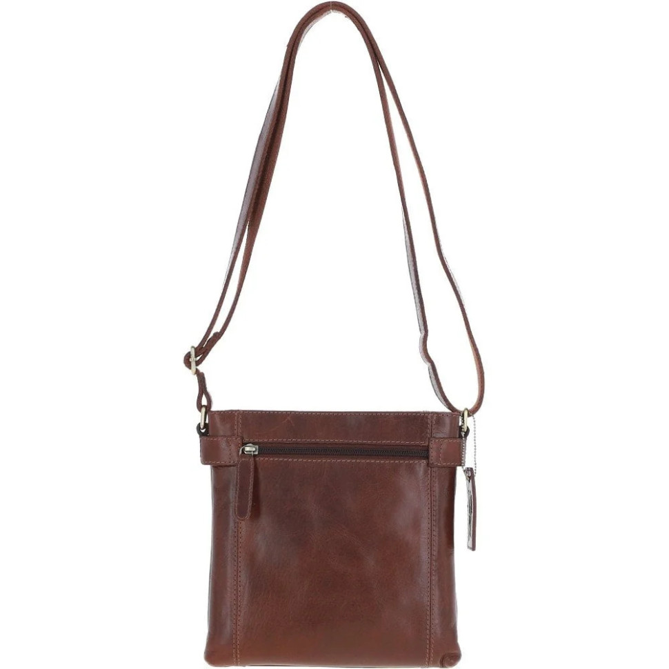 Шкіряна сумка Ashwood K45 Chestnut (Коричневий)