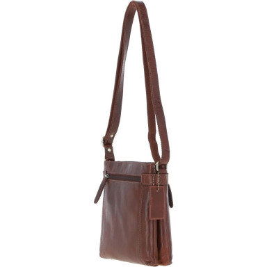 Шкіряна сумка Ashwood K45 Chestnut (Коричневий)