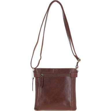 Шкіряна сумка Ashwood K45 Chestnut (Коричневий)