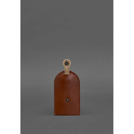 Шкіряна ключниця 2.0 світло-коричнева