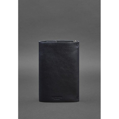 Leather notebook soft beech 7.0 dark blue