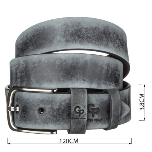 Замшевий жіночий ремінь Vintage 20764 Чорний
