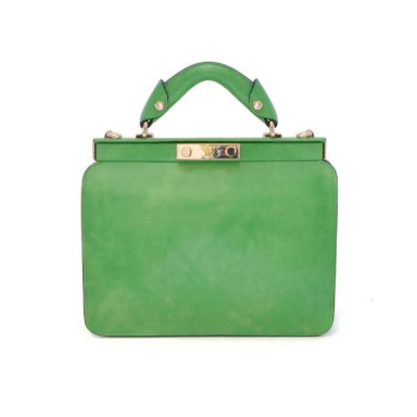 Pratesi RVE153 - Vittoria Colonna Lady Bag in cow leather Radica Green