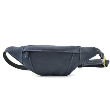 Belt leather banana LIMARY Lim-525RK blue