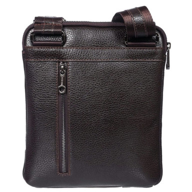 Soft leather purse DESISAN 3030-09 brown smooth