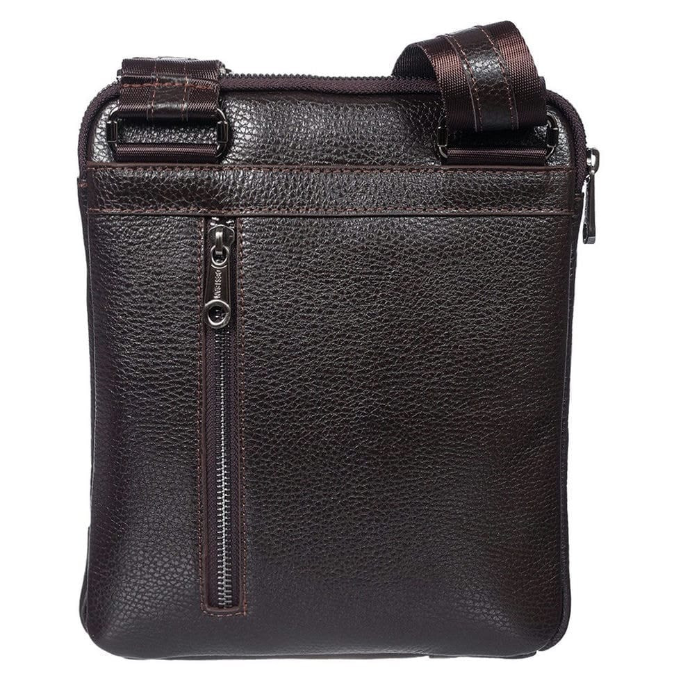 Soft leather purse DESISAN 3030-09 brown smooth