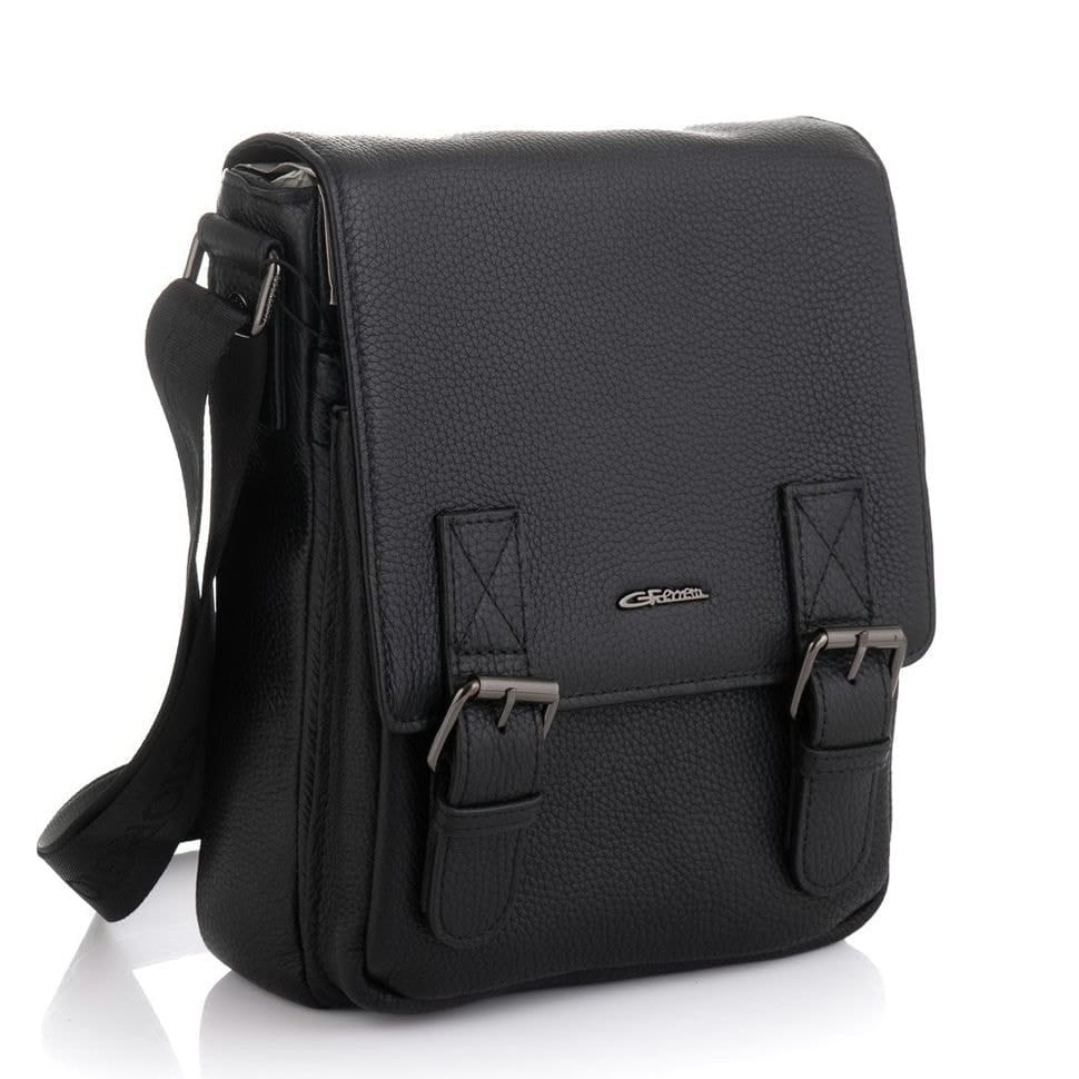 Барсетка м'яка шкіряна GIORGIO FERRETTI GF1820H-1 чорна