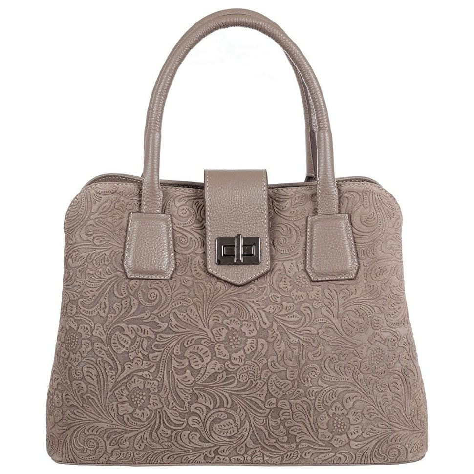 Сумка жіноча шкіряна Desisan 571-223 бежевий замш