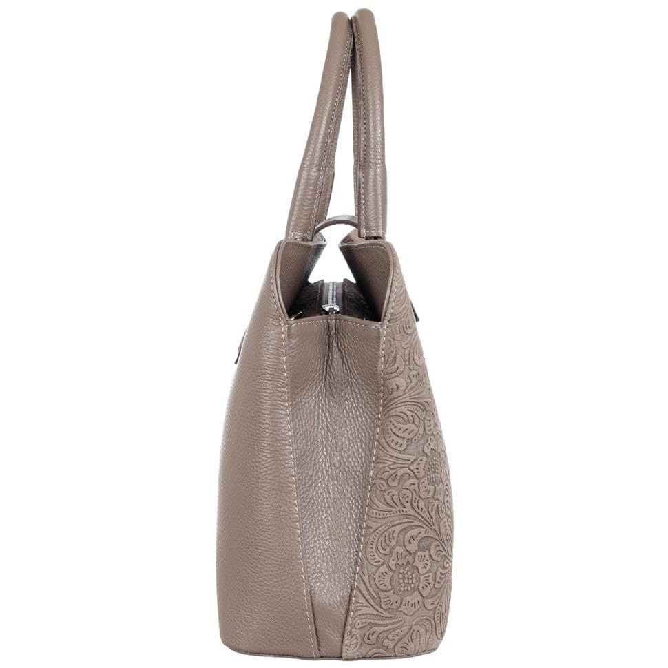 Сумка жіноча шкіряна Desisan 571-223 бежевий замш