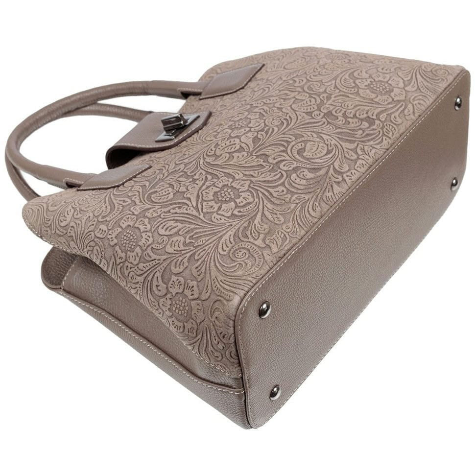 Сумка жіноча шкіряна Desisan 571-223 бежевий замш