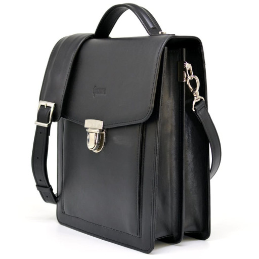 Барсетка каркасна, чоловічий клатч TARWA GA-1424 середня