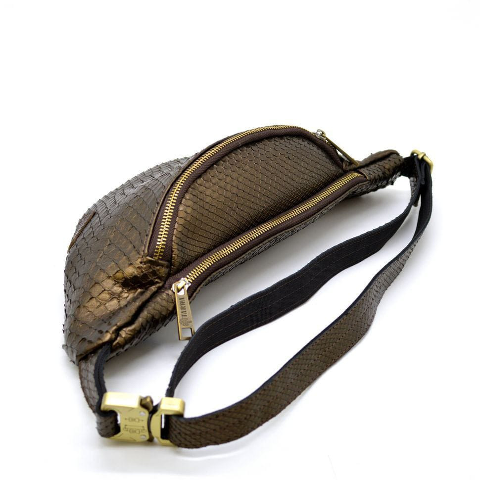Belt bag made of exclusive python skin REP-3036-4lx TARWA