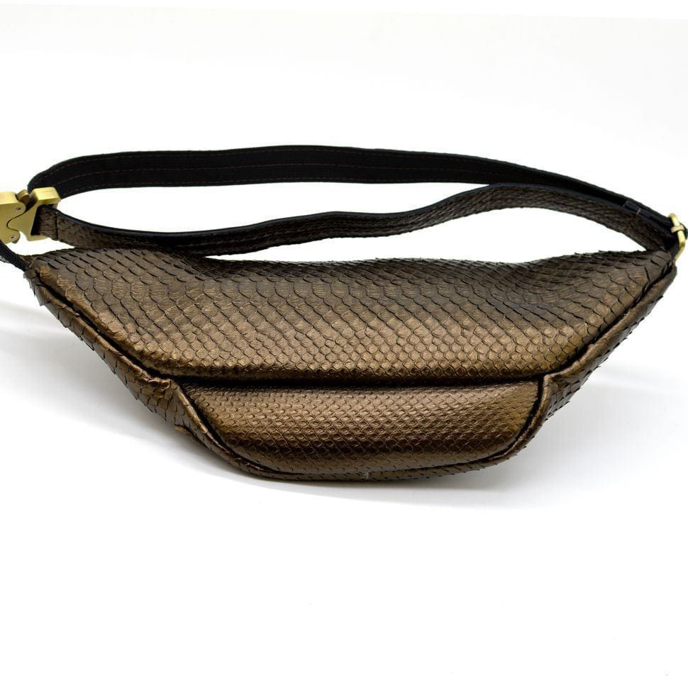 Belt bag made of exclusive python skin REP-3036-4lx TARWA