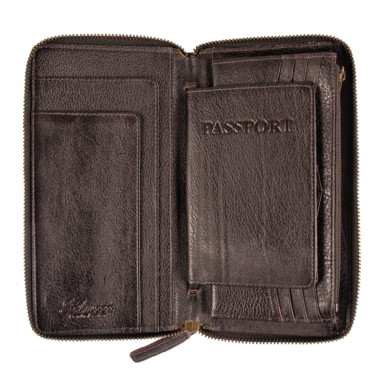 Ashwood Travel Wallet TW01 BRN