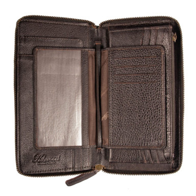 Ashwood Travel Wallet TW01 BRN