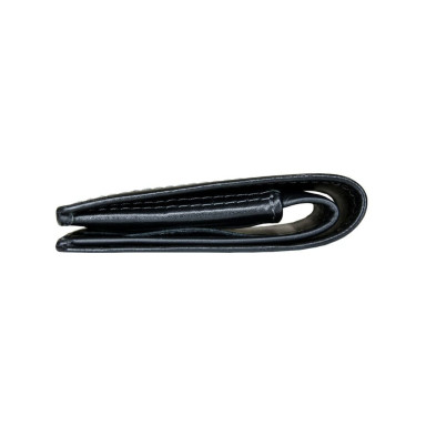 Leather wallet Grande Pelle glossy leather black