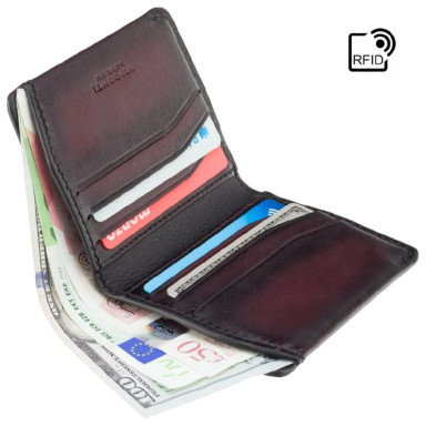 Mens Wallet Visconti MT88 North (Burgundy Burnish)