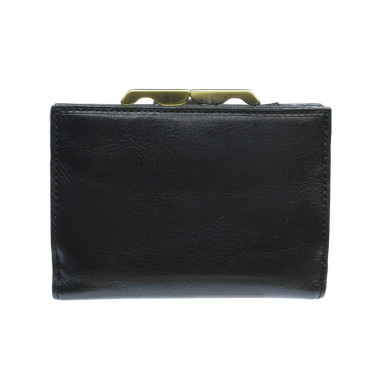 Leather wallet Accademia 1053 nero black