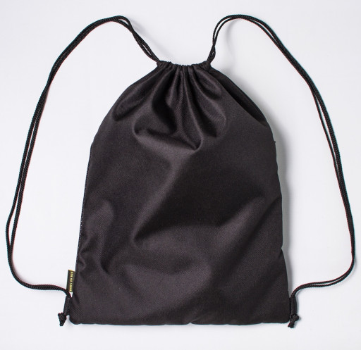 Удобный городской рюкзак-мешок для обуви черного цвета от MAD | born to win™