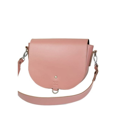 Women's leather bag Ruby L pink