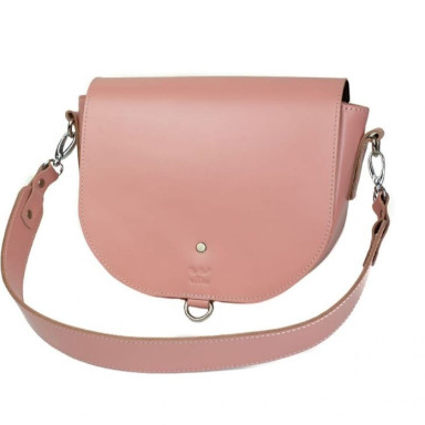 Women's leather bag Ruby L pink