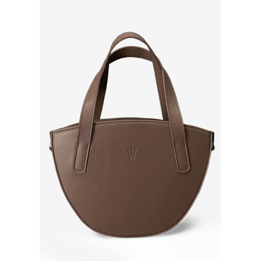 Жіноча шкіряна сумка Bella темно-бежева