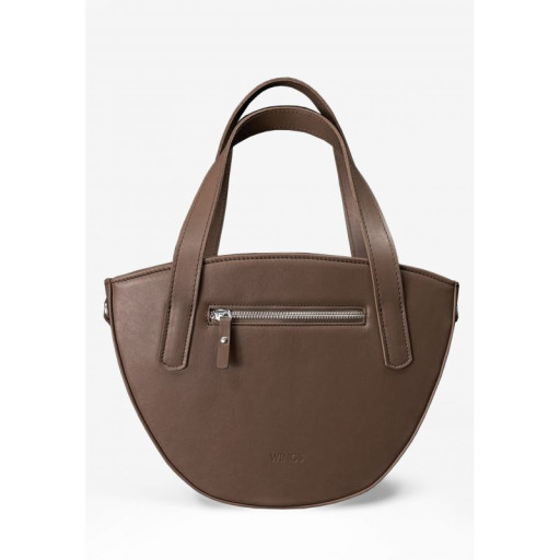 Жіноча шкіряна сумка Bella темно-бежева