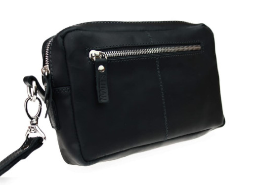 Сумка жіноча шкіряна маленька клатч SULLIVAN 26-62(25) чорна