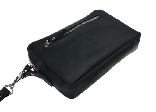 Сумка жіноча шкіряна маленька клатч SULLIVAN 26-62(25) чорна