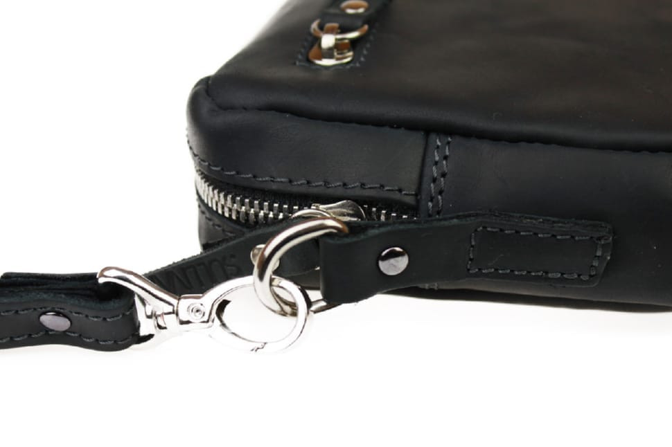 Сумка жіноча шкіряна маленька клатч SULLIVAN 26-62(25) чорна