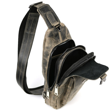 Fashionable gray TARWA RJ-4007-3md single-harness sling backpack