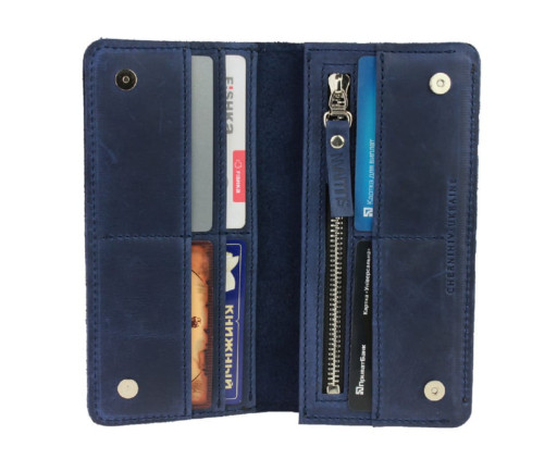 Гаманець жіночий шкіряний великий SULLIVAN 80220(10) синій