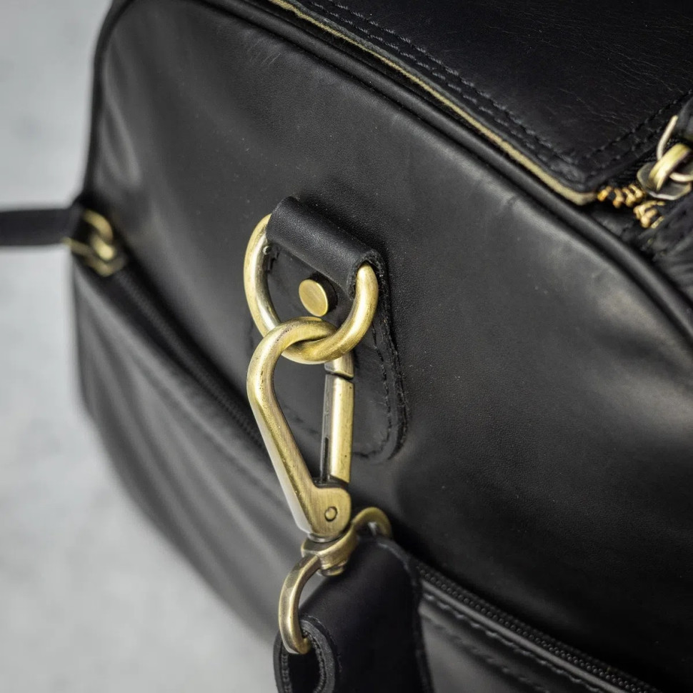 Чоловіча дорожня сумка Ashwood K48 (Black)